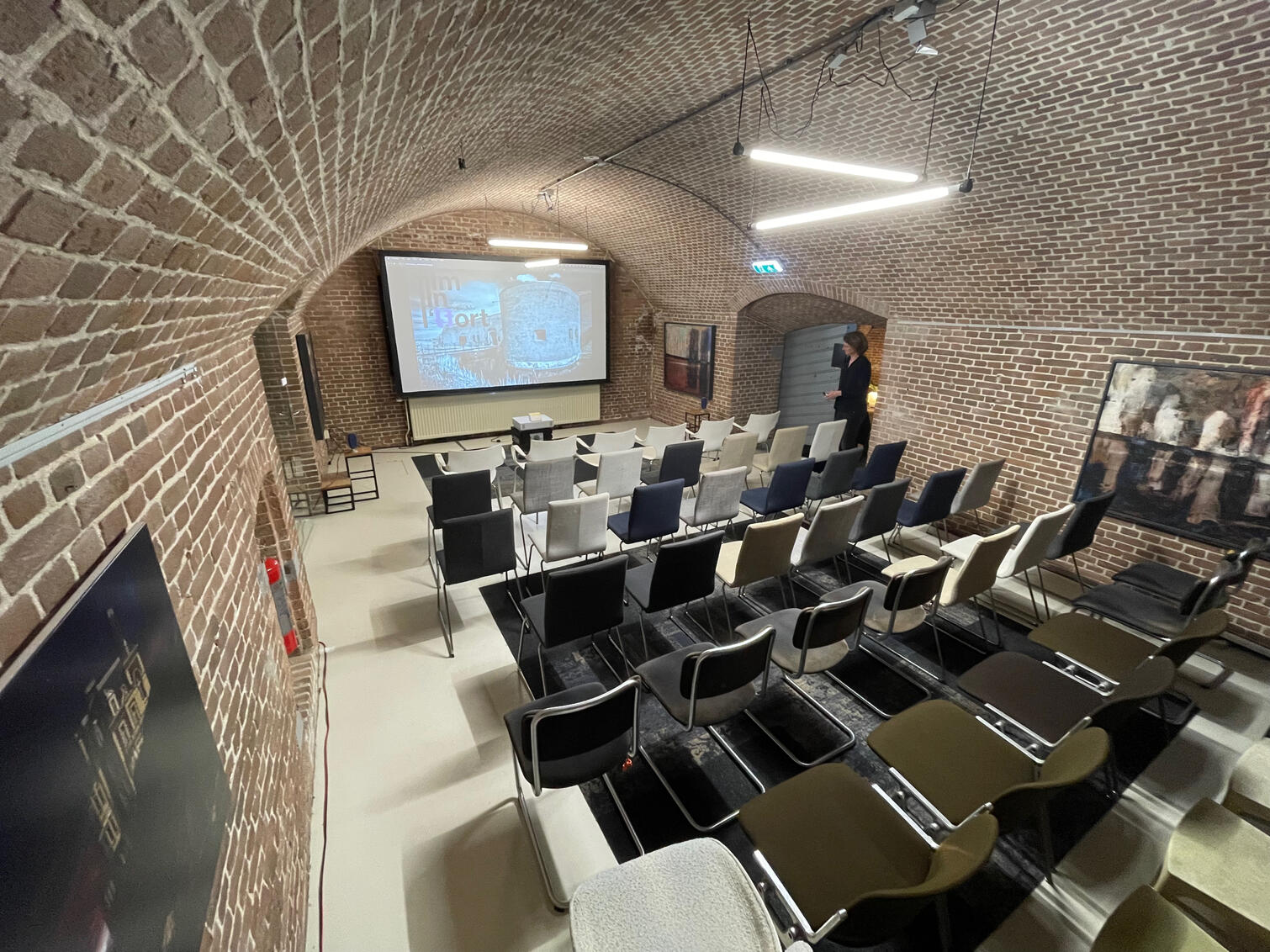 de ruimte in het fort